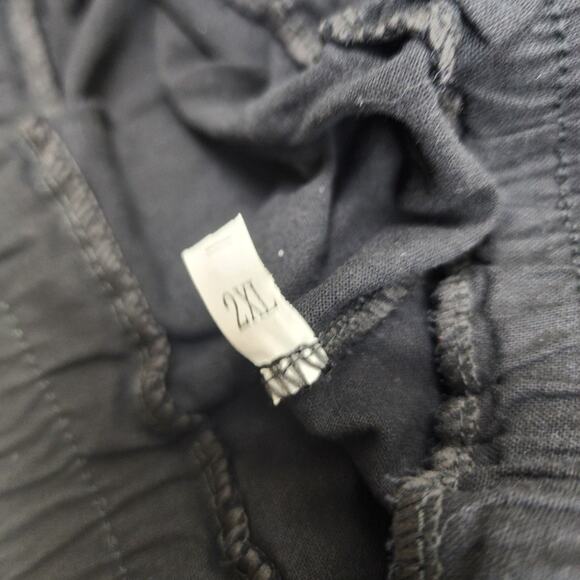 Women's Pull-On Drawstring Capri's w/ Pockets & Leg Side Slit Shorts Size 2XL - Picture 4 of 4